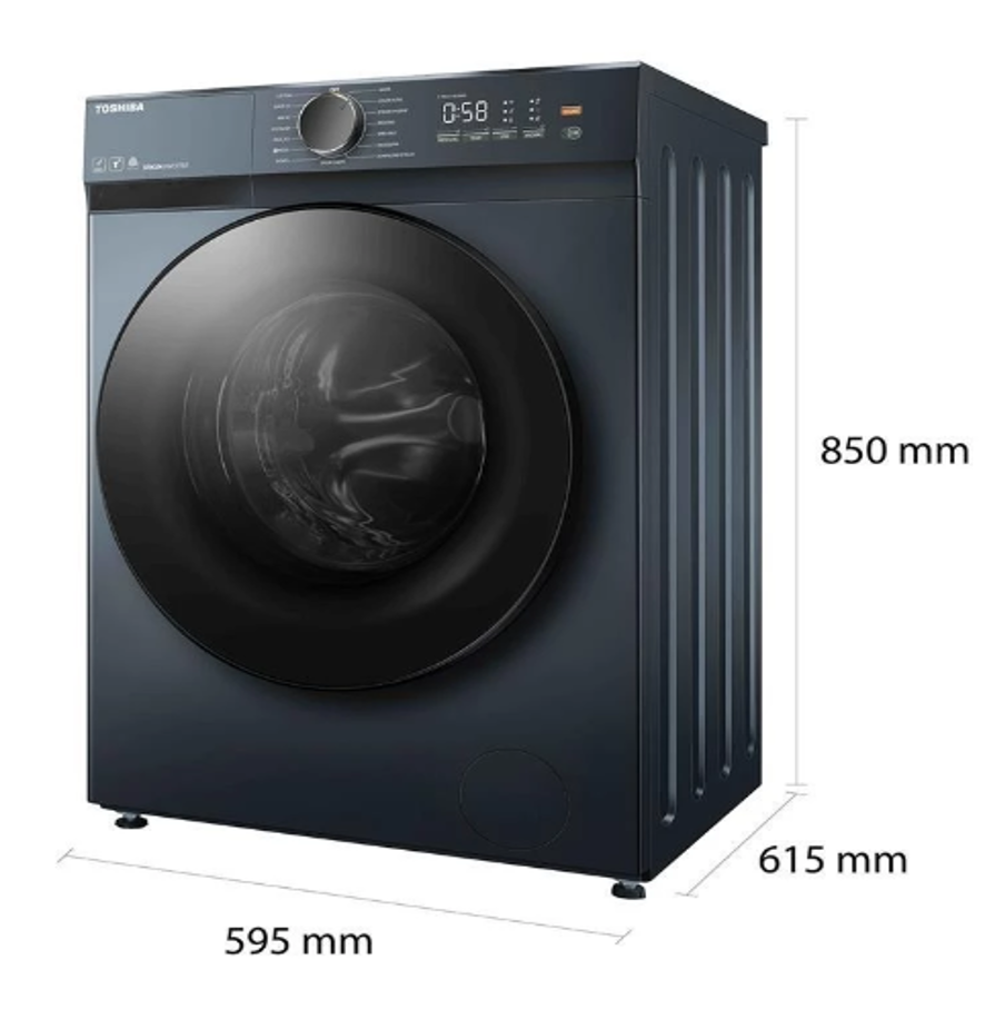 TOSHIBA เครื่องซักผ้าฝาหน้า TW T21BU115UWT(MG) TOSHIBA เครื่องซักผ้าฝาหน้า TW T21BU115UWT(MG)