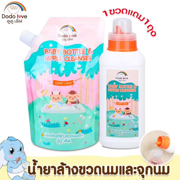 4. DODOLOVE ผลิตภัณฑ์น้ำยาล้างขวดนม 4. DODOLOVE ผลิตภัณฑ์น้ำยาล้างขวดนม