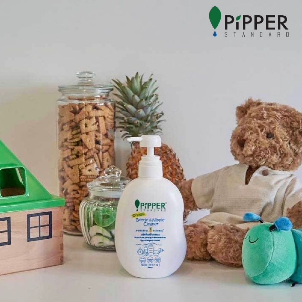 6. Pipper Standard น้ำยาล้างขวดนม กลิ่นเจนเทิลเฟรช 6. Pipper Standard น้ำยาล้างขวดนม กลิ่นเจนเทิลเฟรช