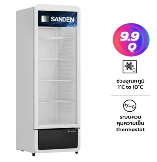 No.2 SANDEN ตู้แช่เครื่องดื่ม ตู้แช่มินิมาร์ท 1 ประตู รุ่น SPC 0290 ขนาด 9.9 คิว No.2 SANDEN ตู้แช่เครื่องดื่ม ตู้แช่มินิมาร์ท 1 ประตู รุ่น SPC 0290 ขนาด 9.9 คิว