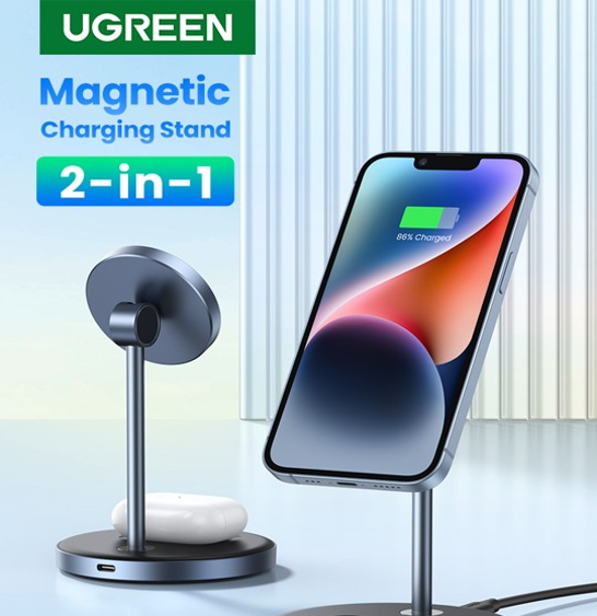 No.3 Ugreen แท่นชาร์จไร้สายแม่เหล็ก 20W Max Power