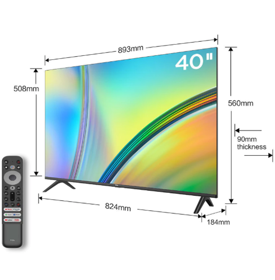 No.4 TCL ทีวี 40 นิ้ว FHD 1080P Android 11.0 Smart TV รุ่น 40L5GA No.4 TCL ทีวี 40 นิ้ว FHD 1080P Android 11.0 Smart TV รุ่น 40L5GA