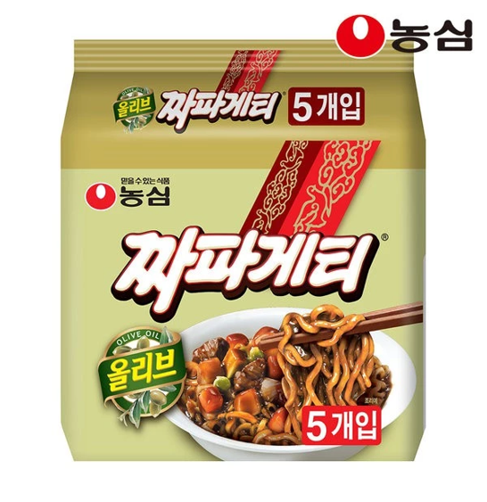 No.4 นงชิม ชาปาเกตตี บะหมี่กึ่งสำเร็จรูปจาจัง Nongshim Chapagetti
