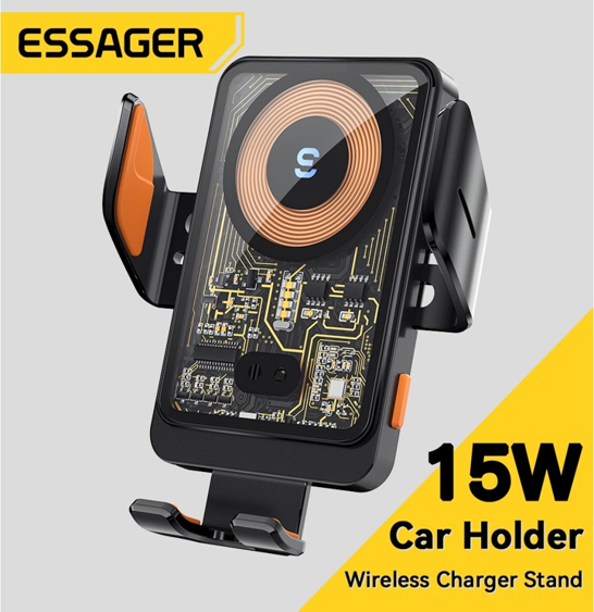 No.5 Essager 15W ที่วางโทรศัพท์ในรถยนต์ ชาร์จไร้สาย เปิดปิดอัตโนมัติ No.5 Essager 15W ที่วางโทรศัพท์ในรถยนต์ ชาร์จไร้สาย เปิดปิดอัตโนมัติ