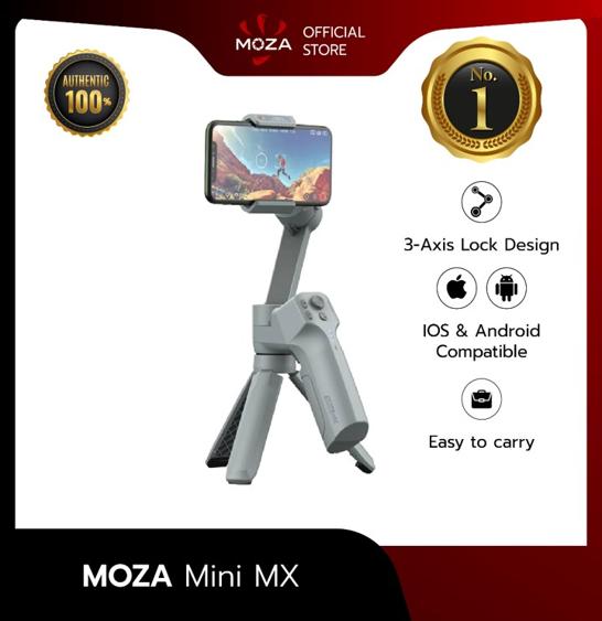 No.5 MOZA Mini MX ไม้กันสั่น 3 แกนพับได้สำหรับโทรศัพท์มือถือ IOS และ Android No.5 MOZA Mini MX ไม้กันสั่น 3 แกนพับได้สำหรับโทรศัพท์มือถือ IOS และ Android