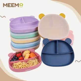 No.6 MEEM จานซิลิโคนฐานดูด