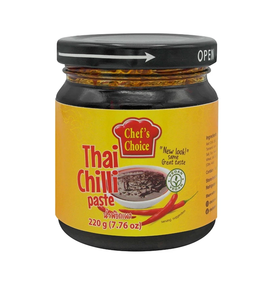 No.7 Chef's Choice น้ำพริกเผา สูตรวีแกน ขนาด 220 กรัม (Thai Chilli Paste) No.7 Chef's Choice น้ำพริกเผา สูตรวีแกน ขนาด 220 กรัม (Thai Chilli Paste)