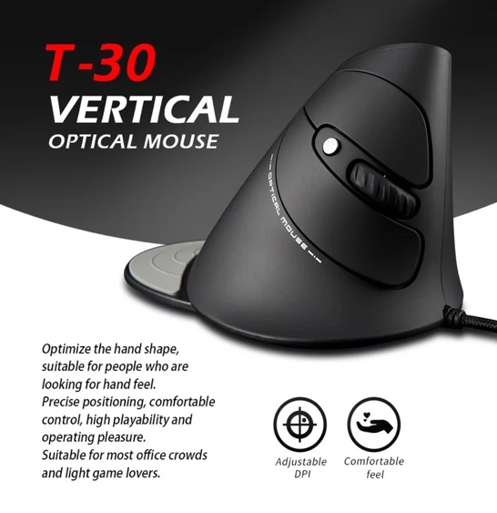 No.7 ZELOTES T 30 Ergonomic Vertical Mouse No.7 ZELOTES T 30 Ergonomic Vertical Mouse