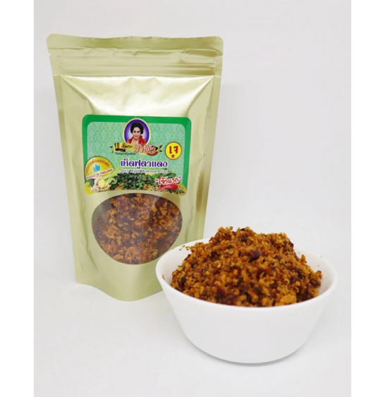 No.7 น้ำพริกเห็ดฟูตาแดง น้ำพริกป้าติ๋ว 100 กรัม
