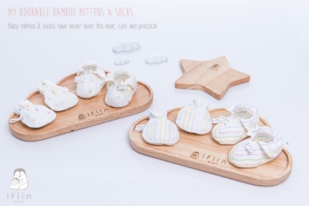 No.8 Iflin Baby เซตถุงมือ & ถุงเท้า สำหรับเด็กแรกเกิด No.8 Iflin Baby เซตถุงมือ & ถุงเท้า สำหรับเด็กแรกเกิด