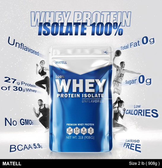 No.8 Matell Whey Protein Isolate เวย์โปรตีนไอโซเลตบริสุทธิ์ Lactose Free No Amino Spiking No.8 Matell Whey Protein Isolate เวย์โปรตีนไอโซเลตบริสุทธิ์ Lactose Free No Amino Spiking