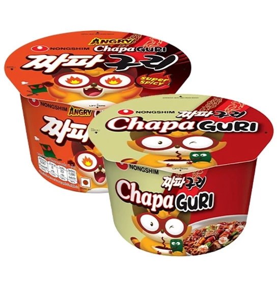 No.8 นงชิม ชาปากูรี (บะหมี่กึ่งสำเร็จรูปรสซีฟู้ดผสมซอสถั่วดำ) CHAPAGURI