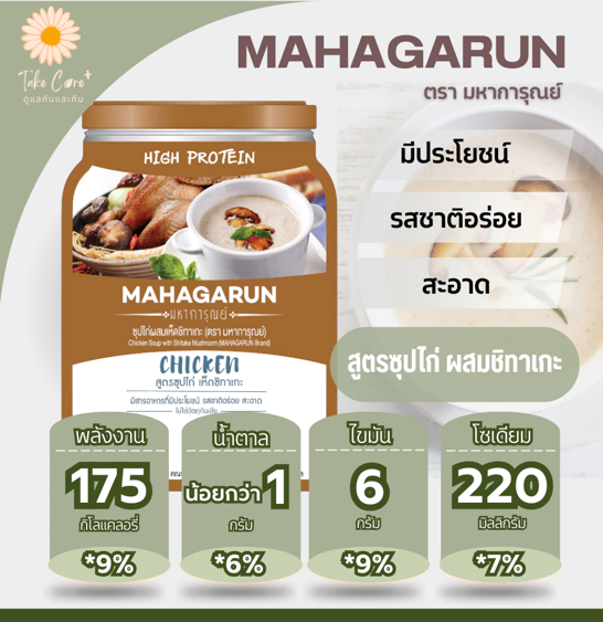 No.8 มหาการุณย์ อาหารผู้ป่วย อาหารผู้สูงอายุ อาหารเหลวผู้ป่วย 180 กรัม No.8 มหาการุณย์ อาหารผู้ป่วย อาหารผู้สูงอายุ อาหารเหลวผู้ป่วย 180 กรัม