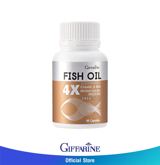 No.9 Giffarine น้ำมันปลา 4 เอ็กซ์ (ขนาด 1,000 มก. บรรจุ 60 แคปซูล) No.9 Giffarine น้ำมันปลา 4 เอ็กซ์ (ขนาด 1,000 มก. บรรจุ 60 แคปซูล)