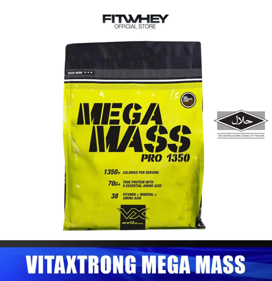 No.9 Vitaxtrong Mega Mass Pro Mass โปรตีน 70 กรัม พลังงานสูง 1,700+ Kcal No.9 Vitaxtrong Mega Mass Pro Mass โปรตีน 70 กรัม พลังงานสูง 1,700+ Kcal