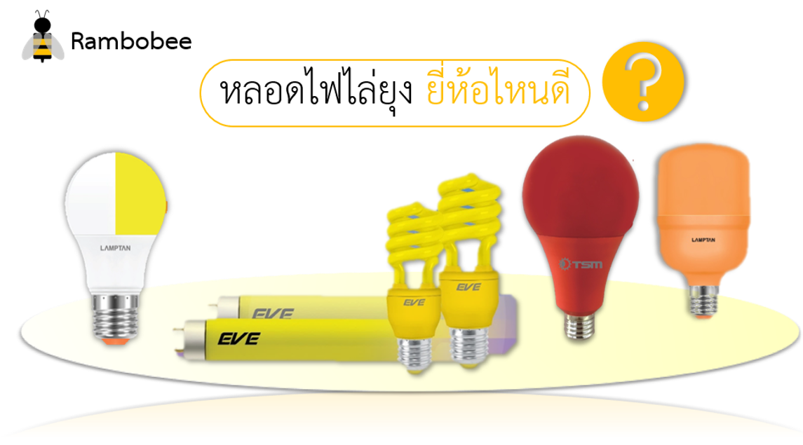 หลอดไฟไล่ยุง ยี่ห้อไหนดี ใช้ได้จริงไหม หลอดไฟไล่ยุง ยี่ห้อไหนดี ใช้ได้จริงไหม