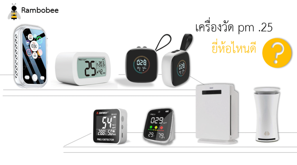 เครื่องวัด pm .25 ยี่ห้อไหนดี มีมาตรฐานรีวิว
