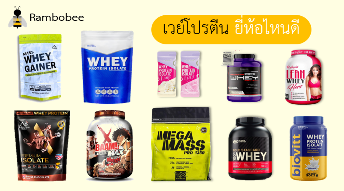 เวย์โปรตีน ยี่ห้อไหนดี เวย์โปรตีน ยี่ห้อไหนดี