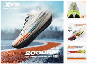 xtep2000KM 3.0 ราชาแห่งการวิ่งบนถนนที่ทนต่อการสึกหรอ
