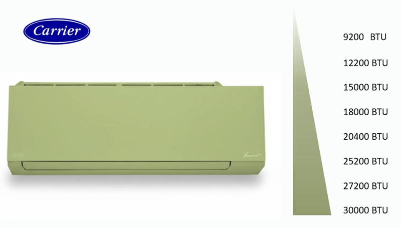 CARRIER แอร์ติดผนังระบบอินเวอร์เตอร์รุ่น X INVERTER PLUS GREEN