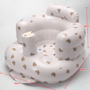 4. LionToys เก้าอี้หัดนั่งเป่าลม พกพาสะดวก4